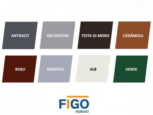 Carlig de jgheab rectangular FIGO Robust