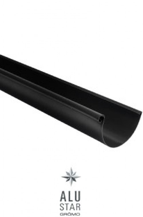Jgheab semicircular din aluminiu GROMO AluStar