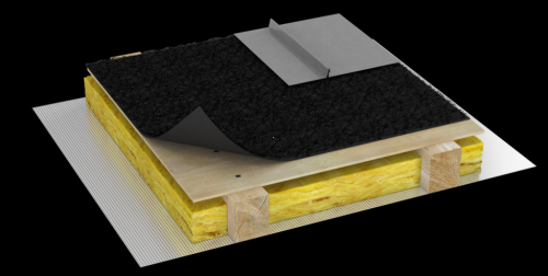 Membrana cu covor de ventilatie Eurovent Metallic